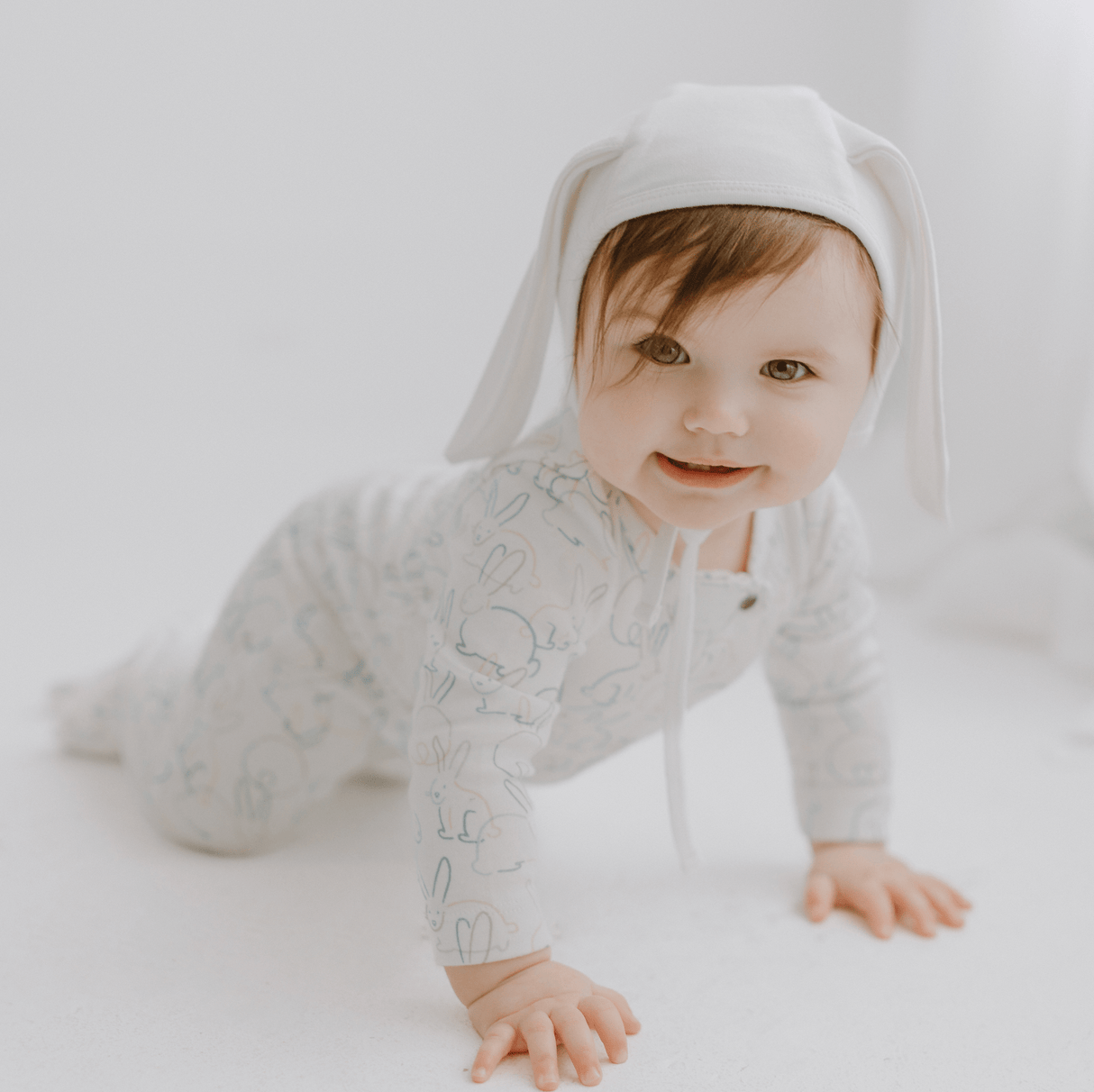 footie | bunnies - HoneyBug
