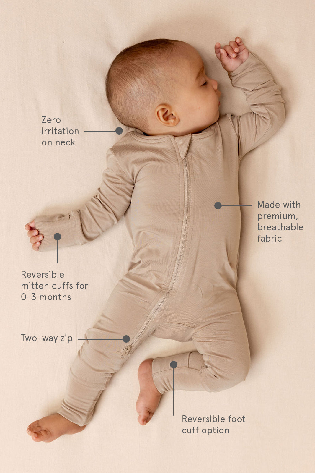 Dove - CloudBlend™ Footless Pajamas - HoneyBug