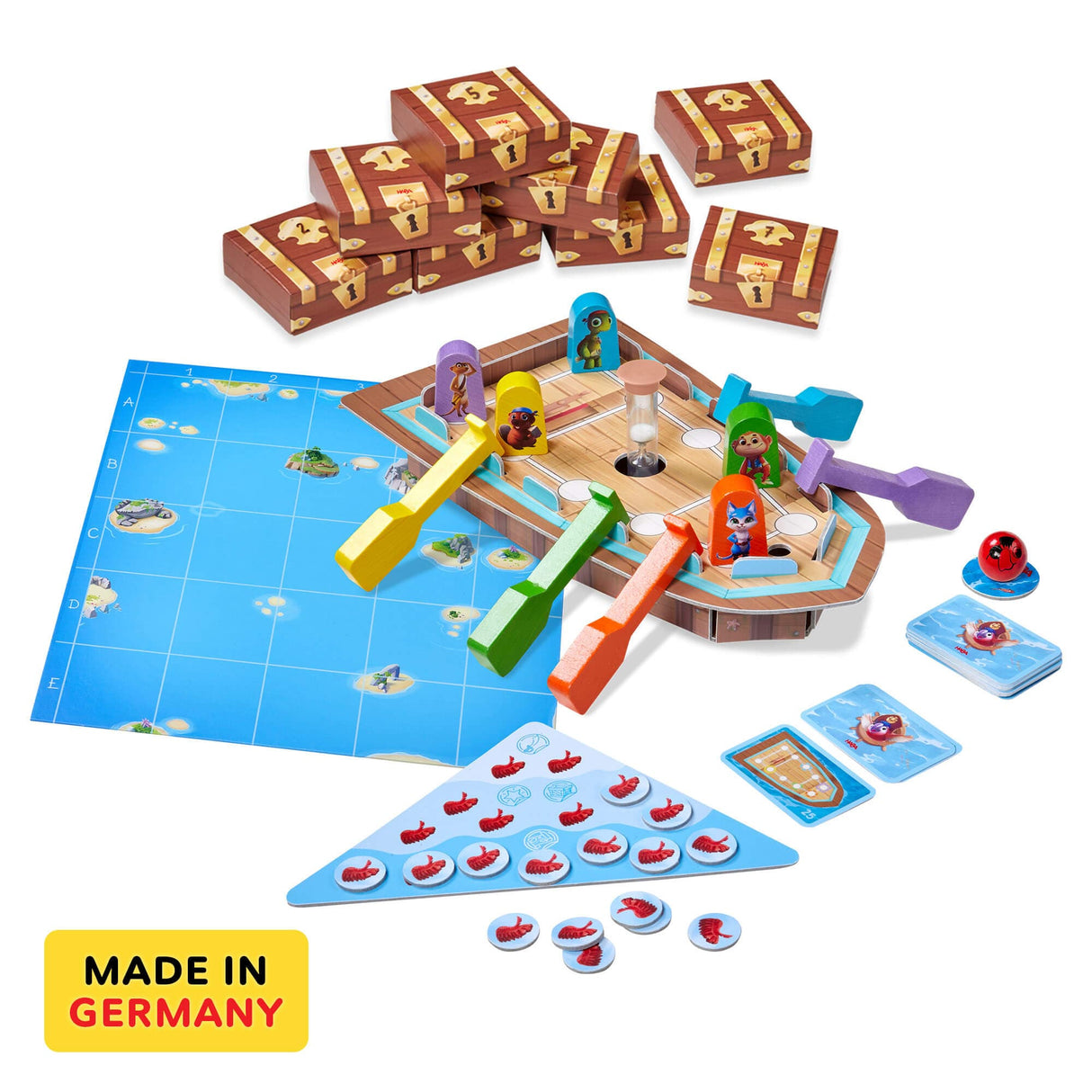 Capt'n Pepe: Treasure Ahoy! Board Game - HoneyBug