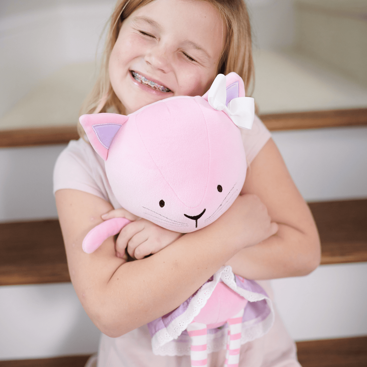 Lucy Kitty Plush Doll with Dress - HoneyBug