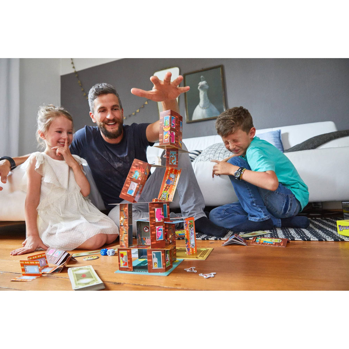 Rhino Hero - Super Battle Stacking Game - HoneyBug