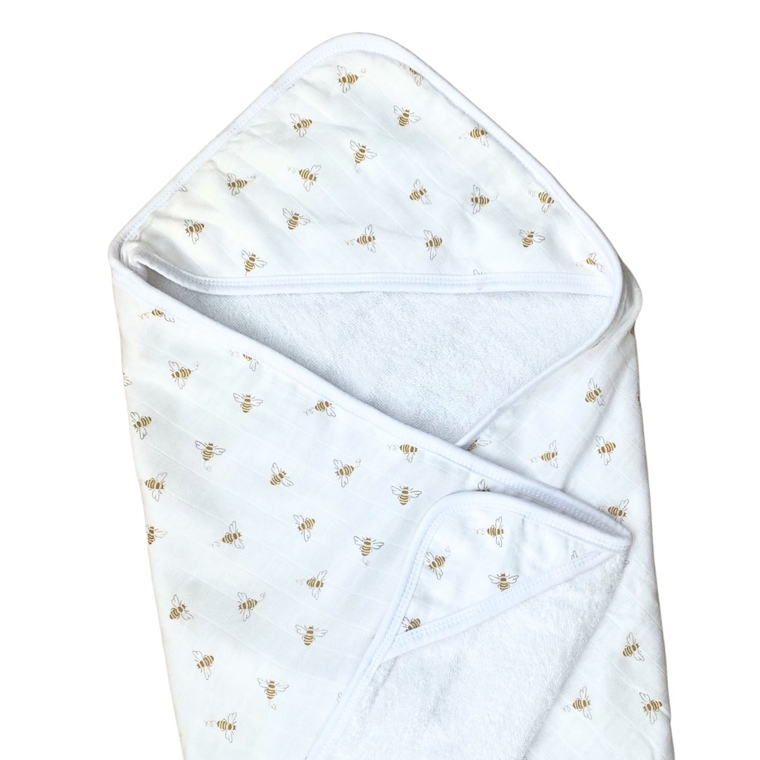 Hooded Towel - Baby Ballers - HoneyBug