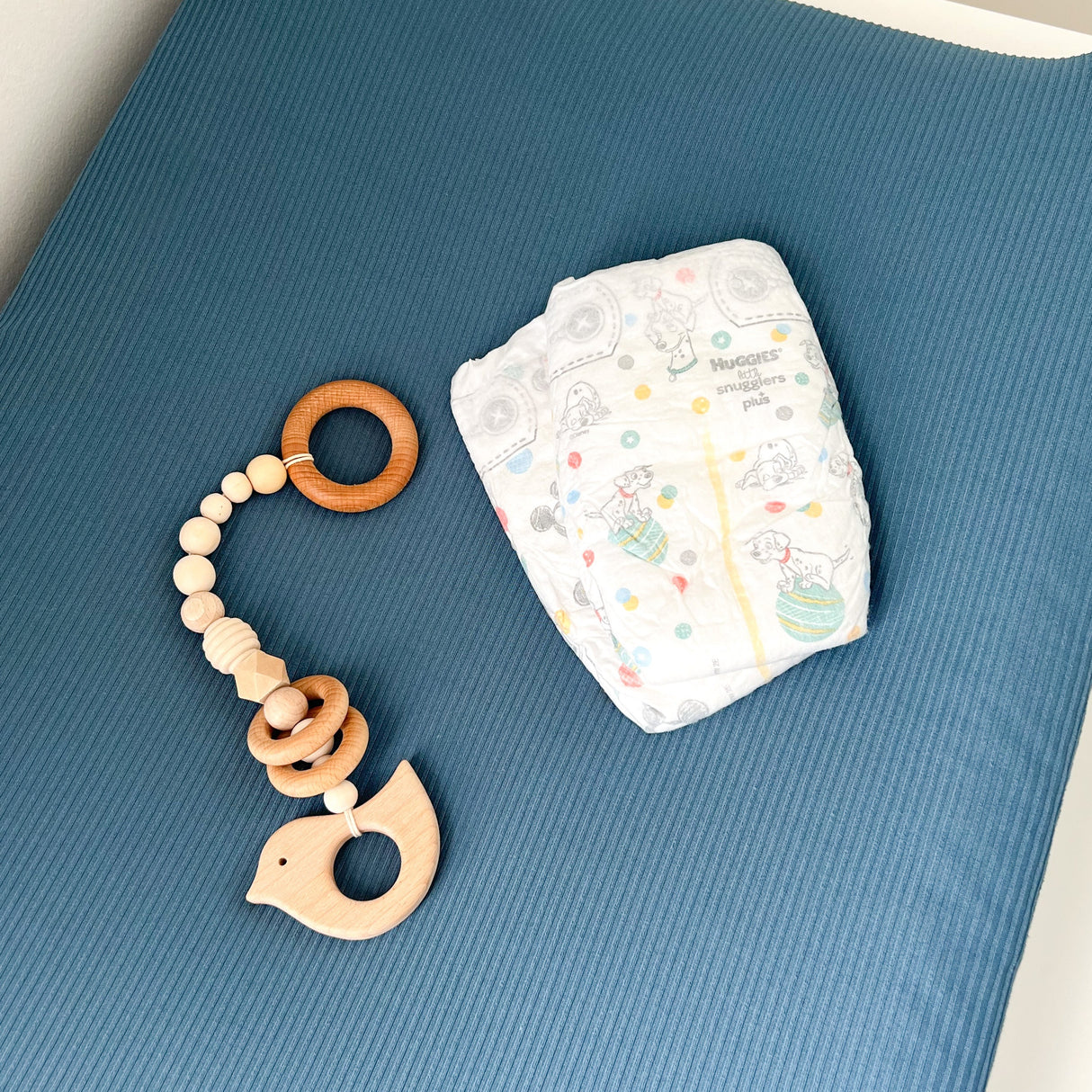 River Ribbed Changing Pad Cover