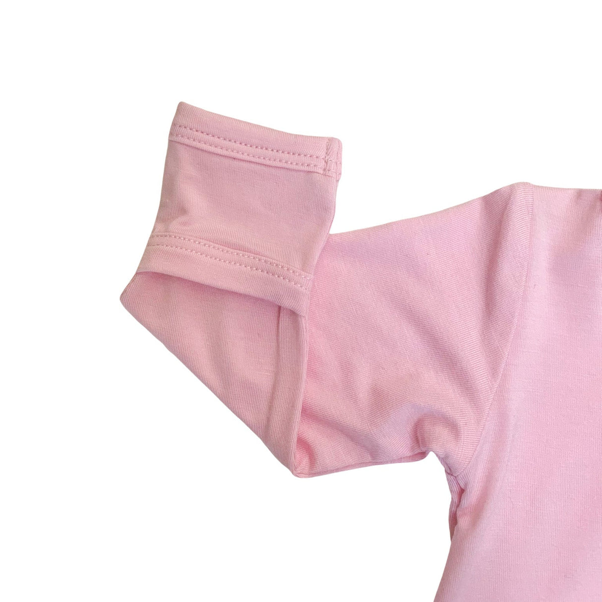 Bubble Gum Pink Zippered Footie