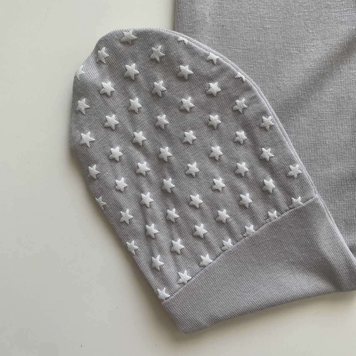 Silver Zippered Footie