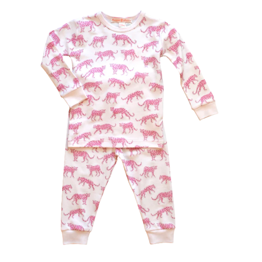 Pink Cheetah Pajama Set