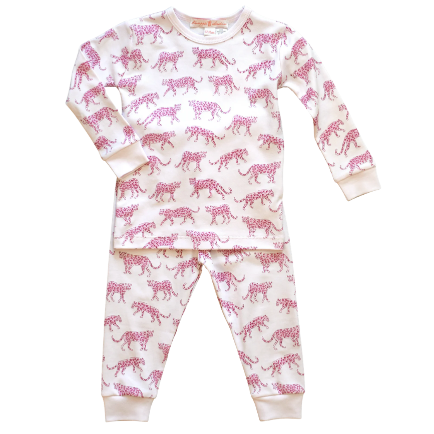 Pink Cheetah Pajama Set