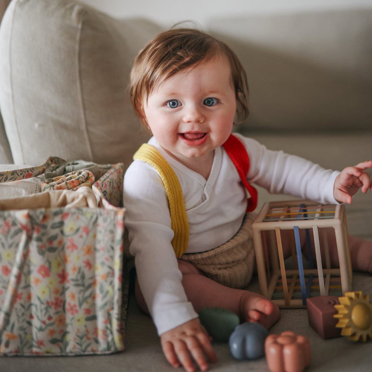 Diaper Caddy - Ivory
