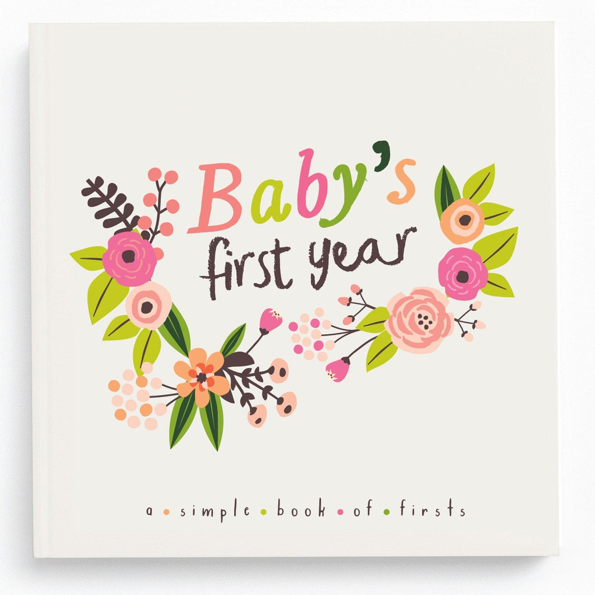 Flower Child Memory Baby Book - HoneyBug
