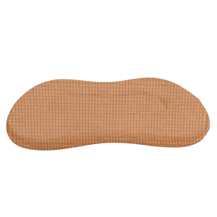 Caramel Brown Waffle Lounger Curve Cover
