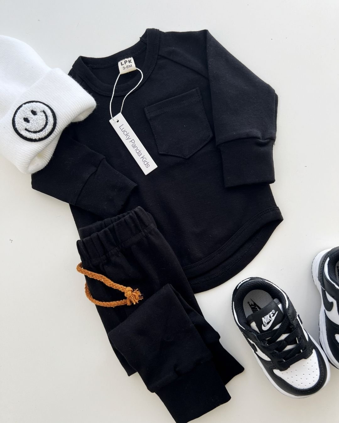 Lounge Set | Black - HoneyBug