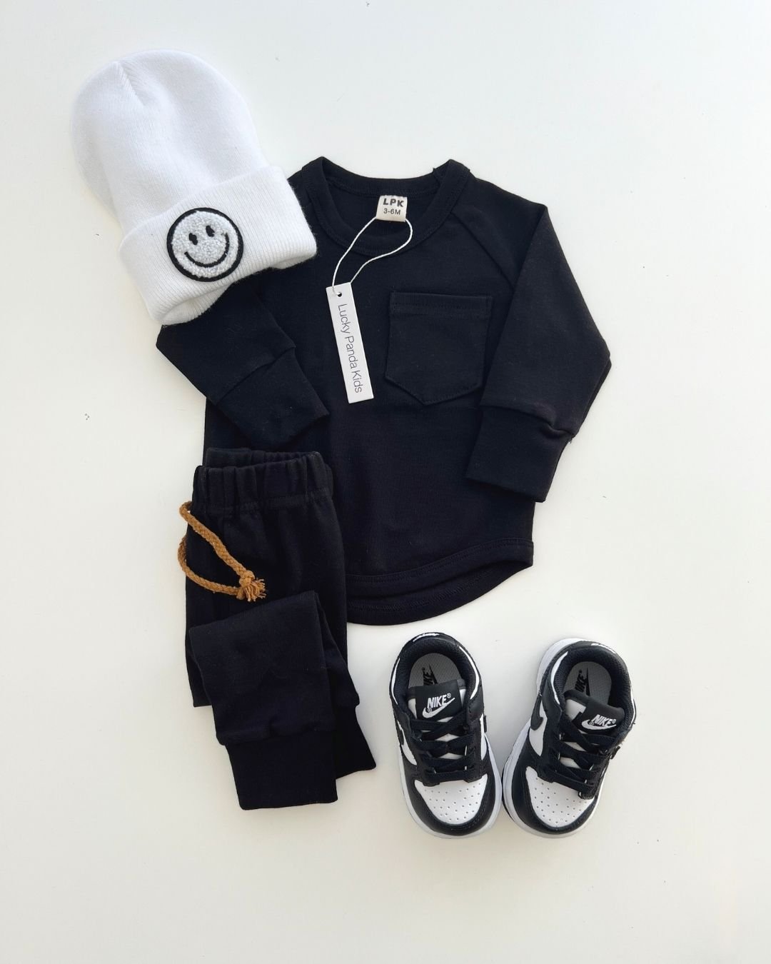 Lounge Set | Black - HoneyBug