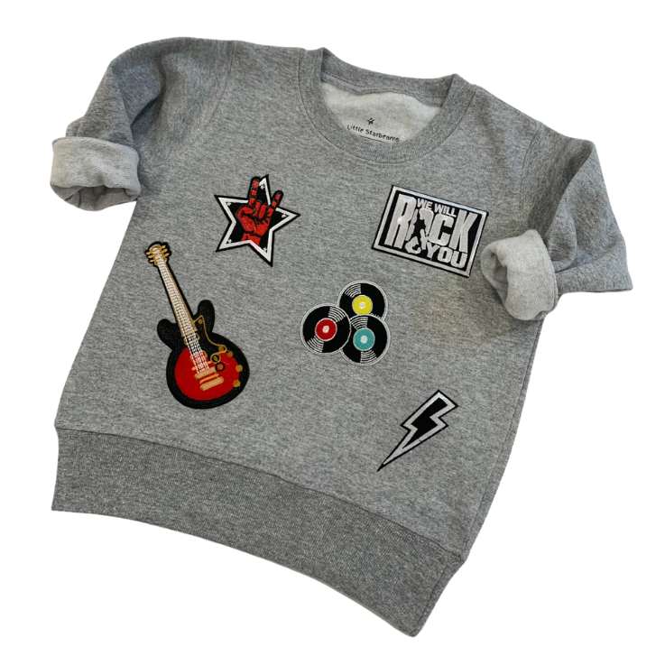 Rock N Roll Crewneck Sweatshirt