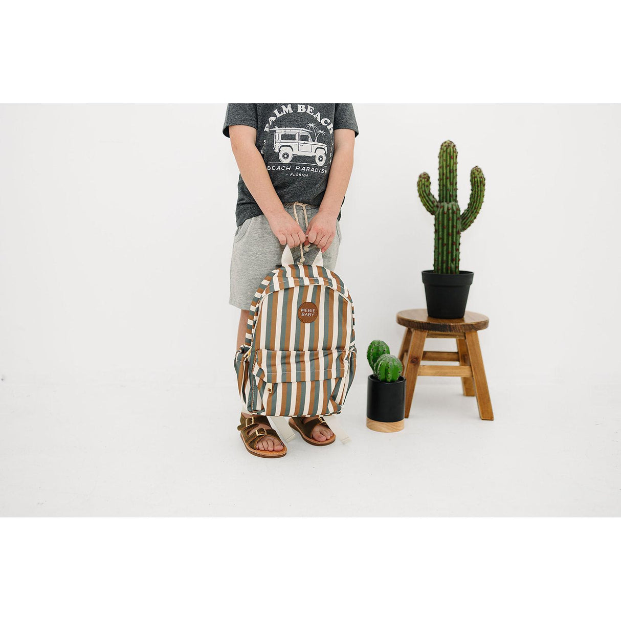 Sunset Stripes Mini Backpack - HoneyBug