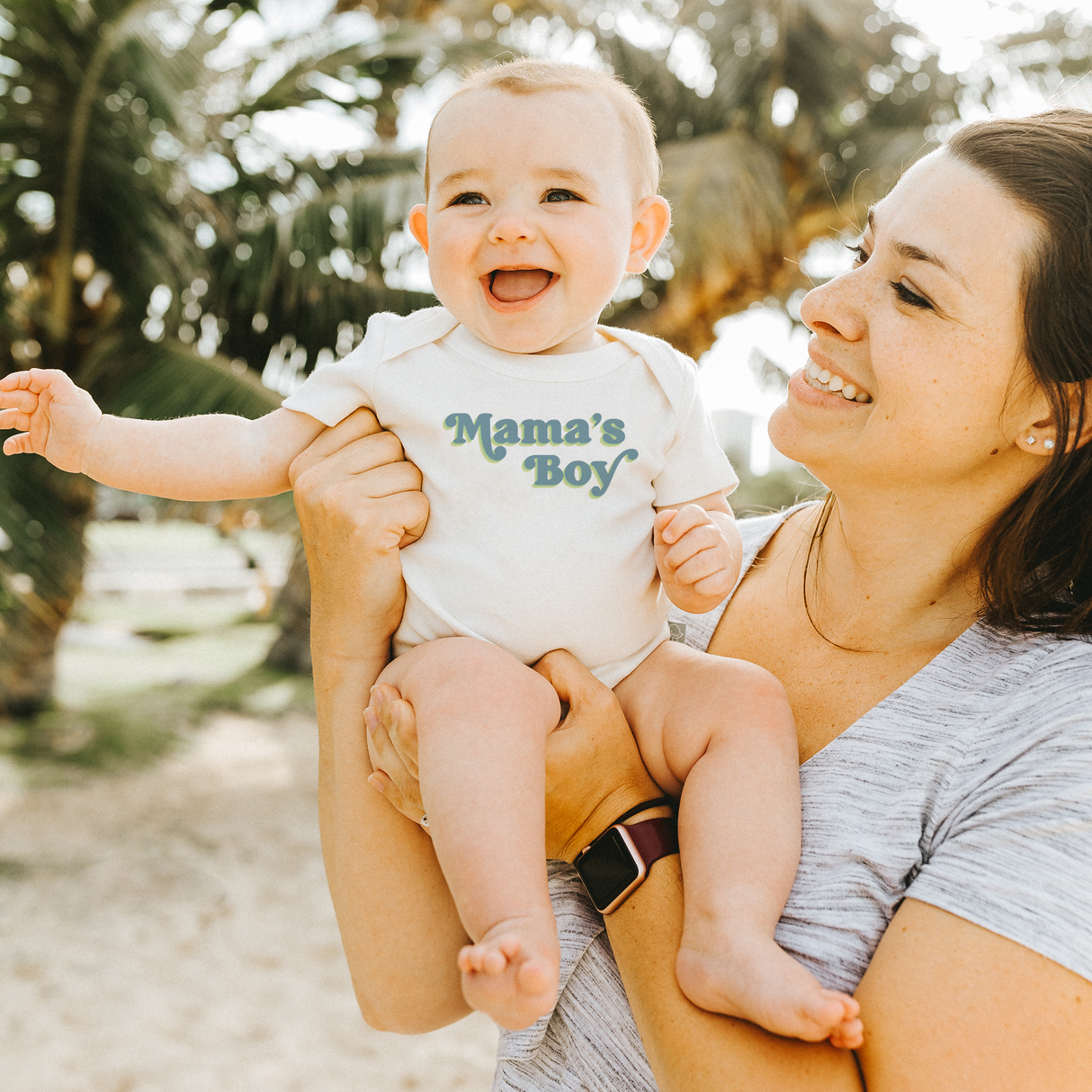 graphic bodysuit | mamas boy - HoneyBug