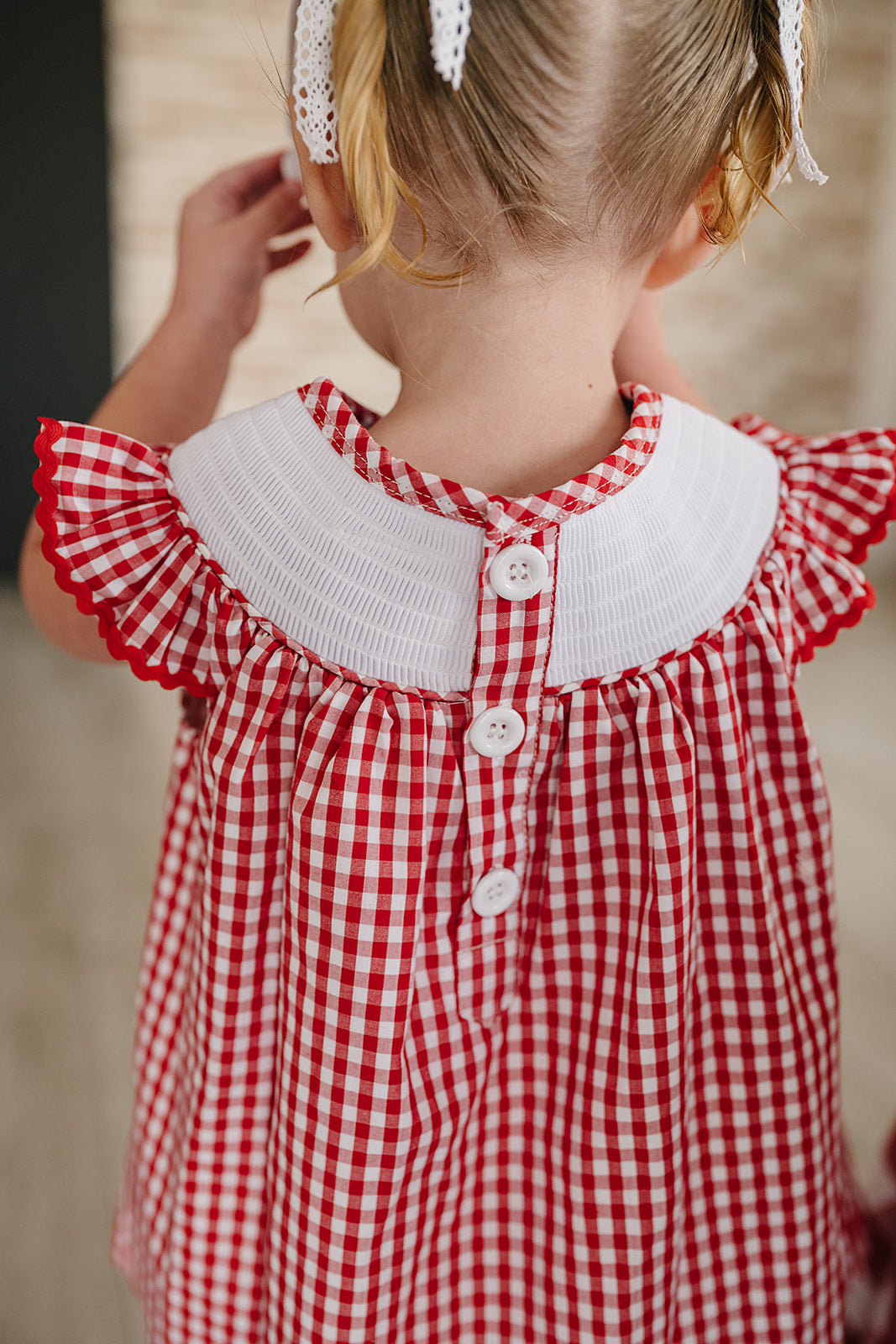 Gingham Strawberry Dress