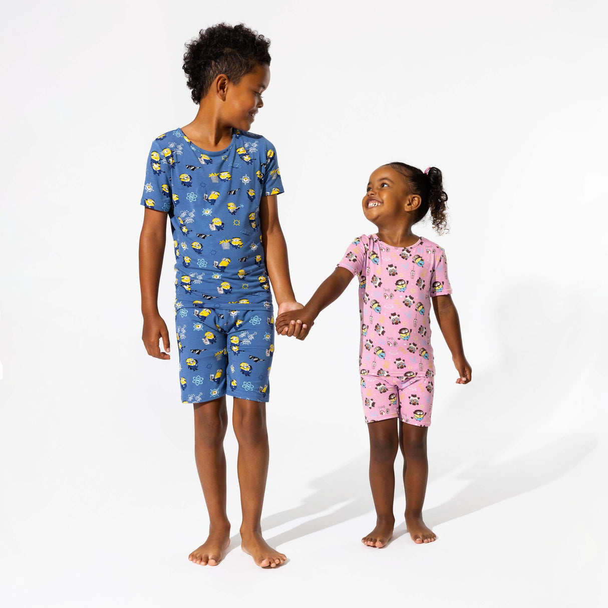 Despicable Me 4: Minions Anti-Villain League Bamboo Kids Pajama Short Set - HoneyBug