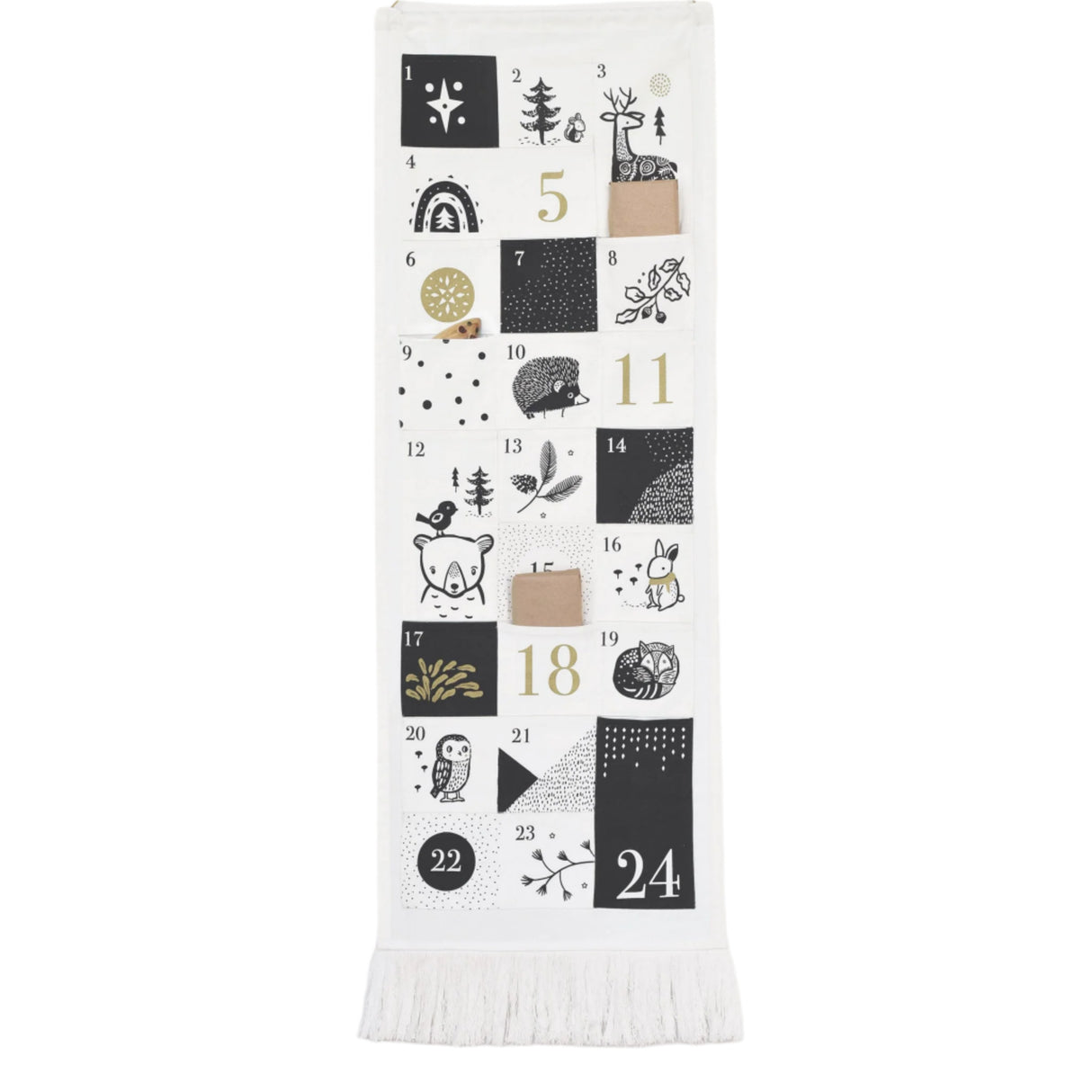 Festive Friends 24 Pocket Advent Calendar - HoneyBug