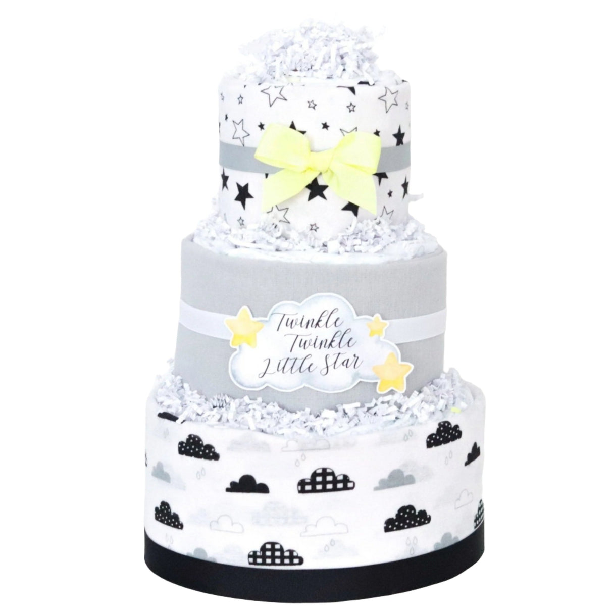 Moon Diaper Cake - HoneyBug