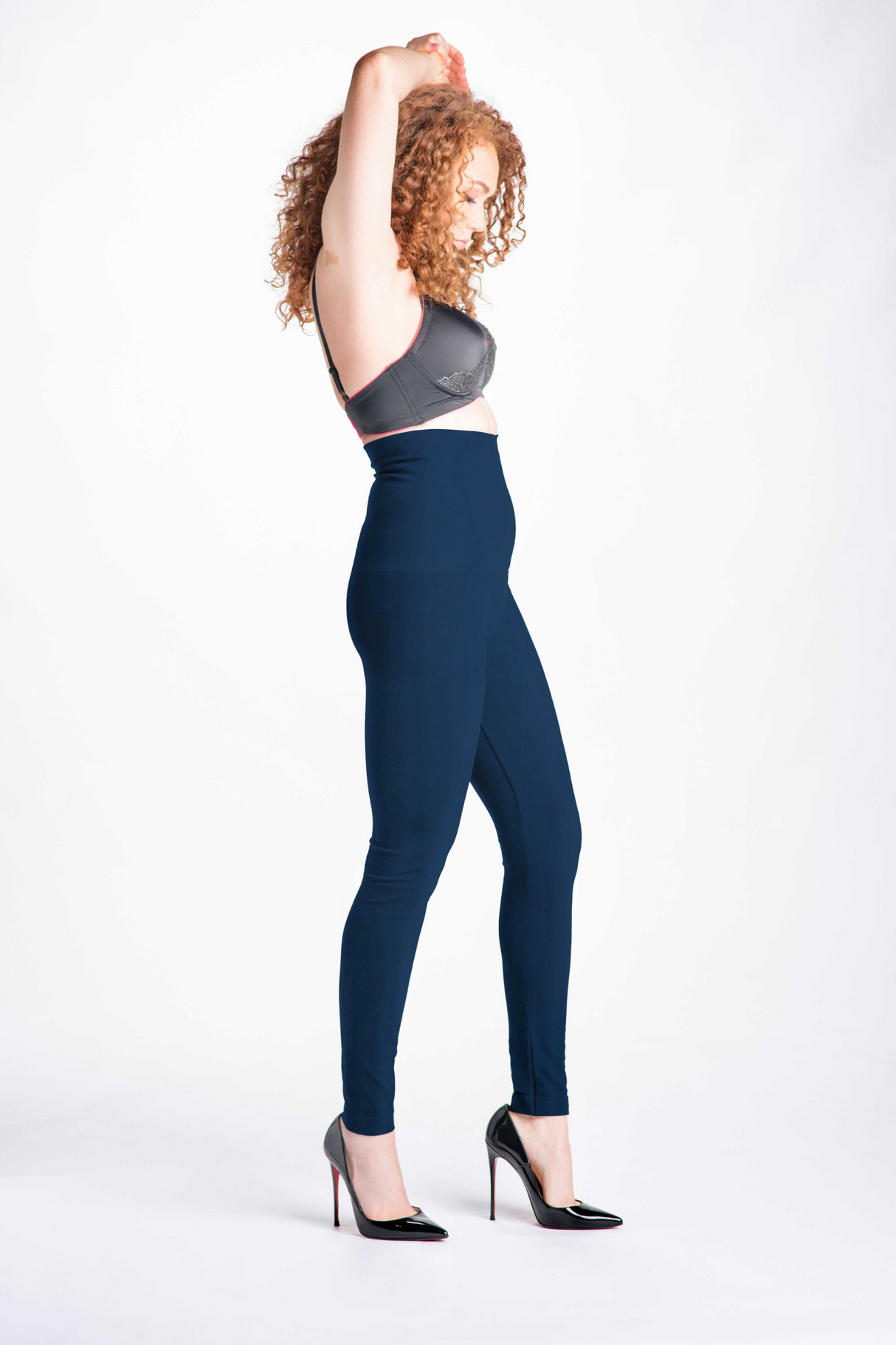 Snapback™ Postpartum Leggings - Navy - HoneyBug