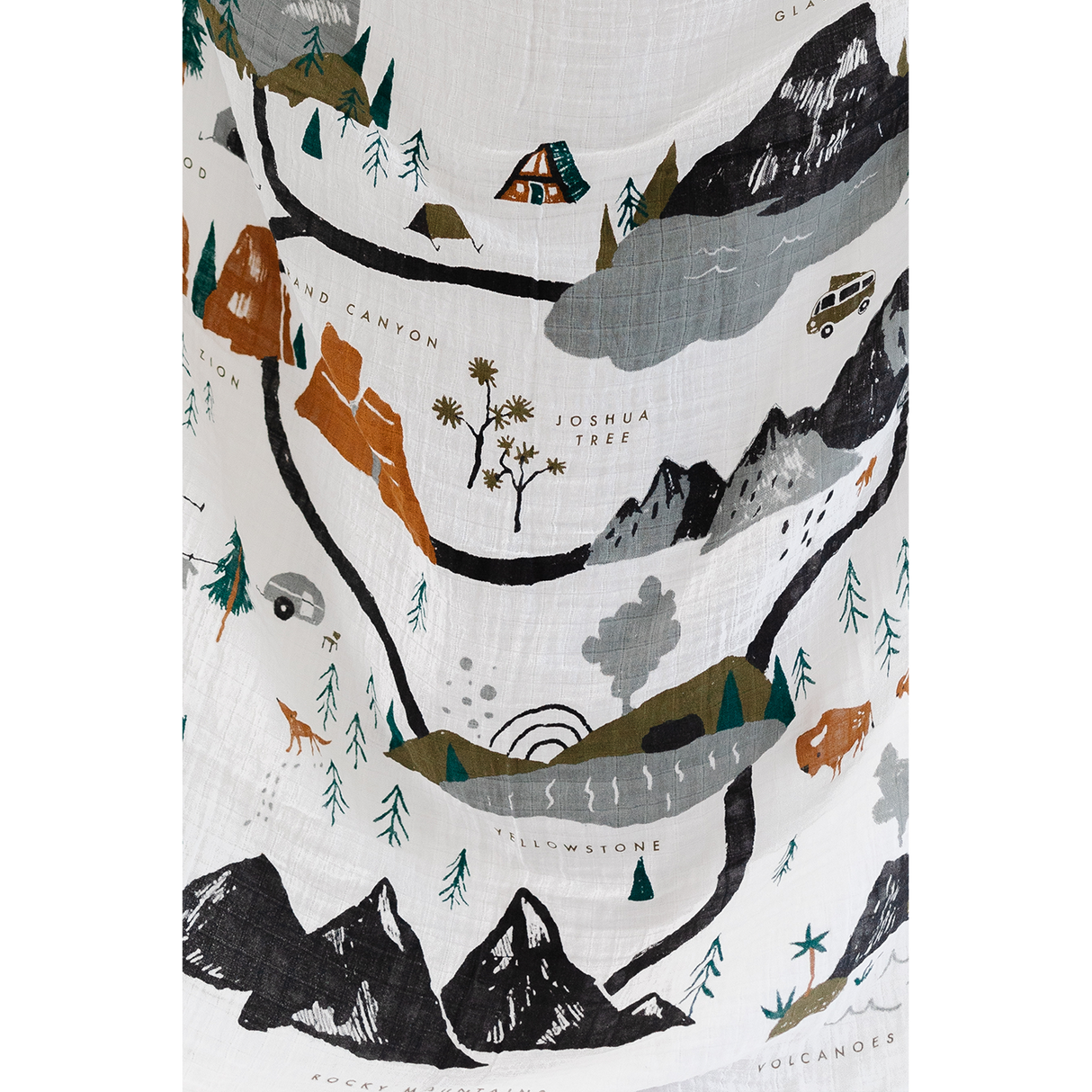 National Parks Swaddle - HoneyBug