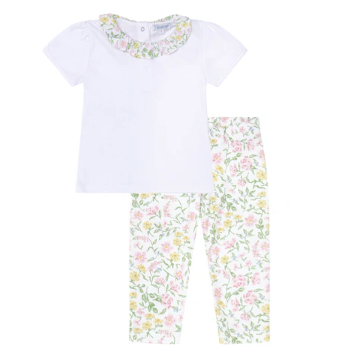 Berry Wildflowers Tee-Leggings Set
