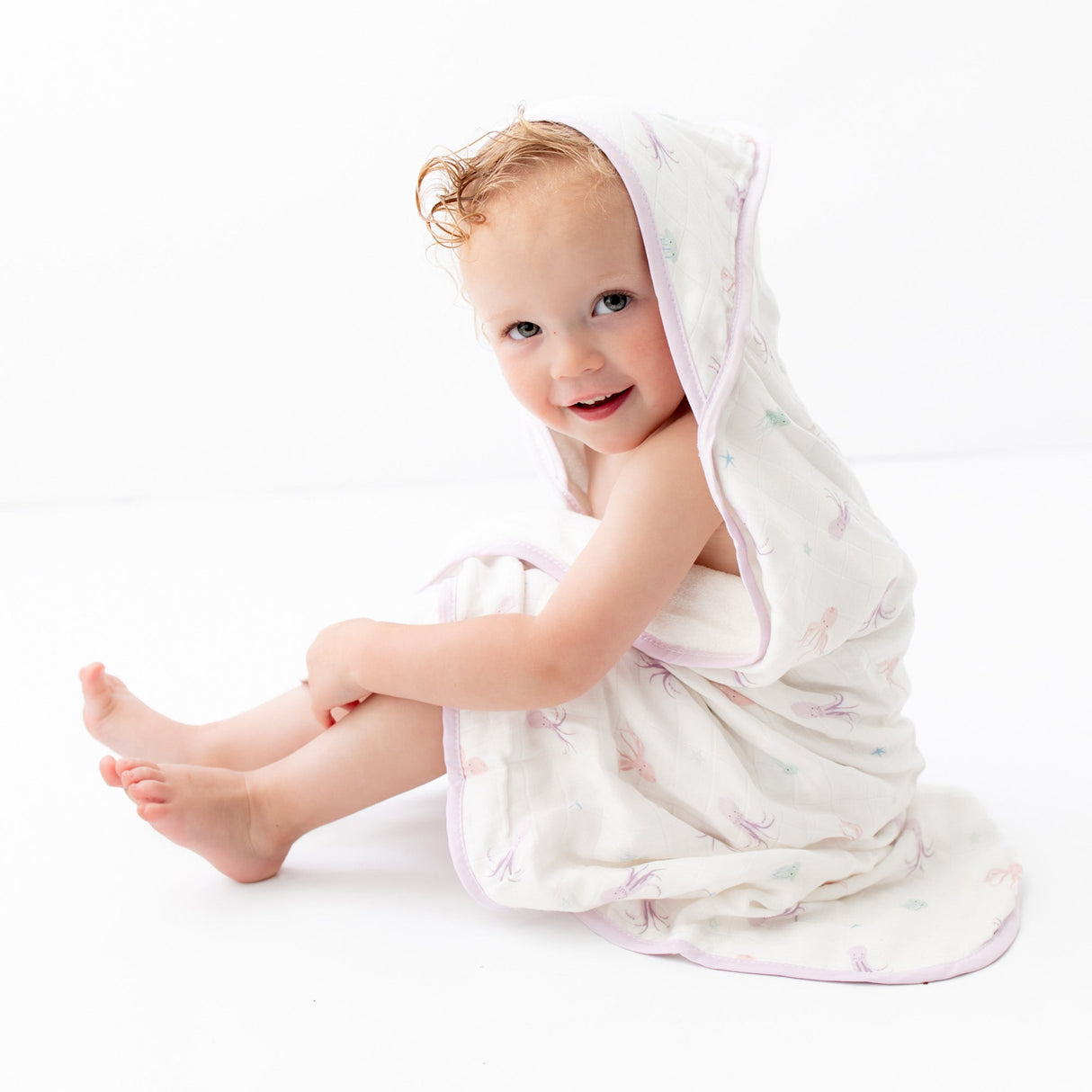 Octopus Hooded Towel Set - HoneyBug