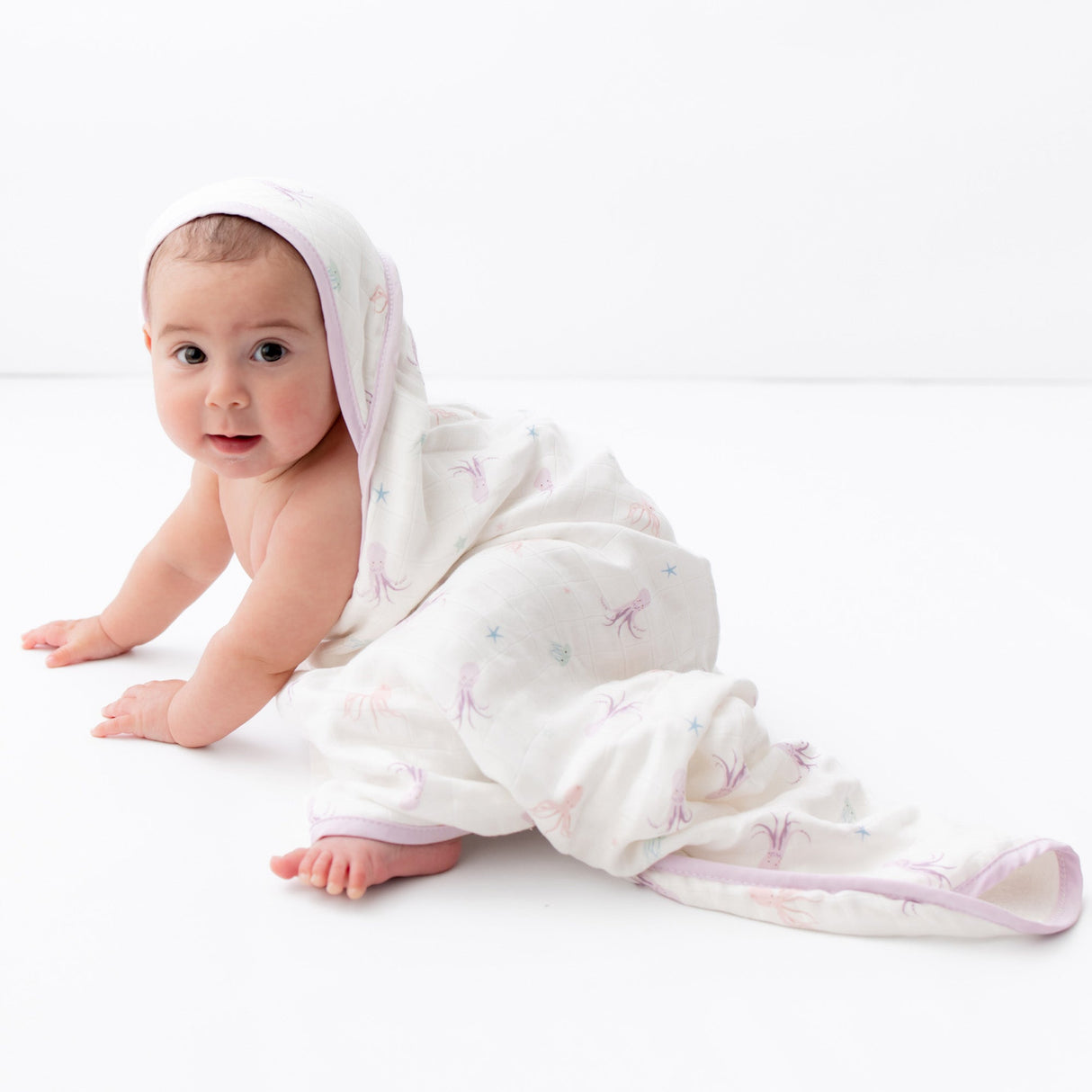 Octopus Hooded Towel Set - HoneyBug