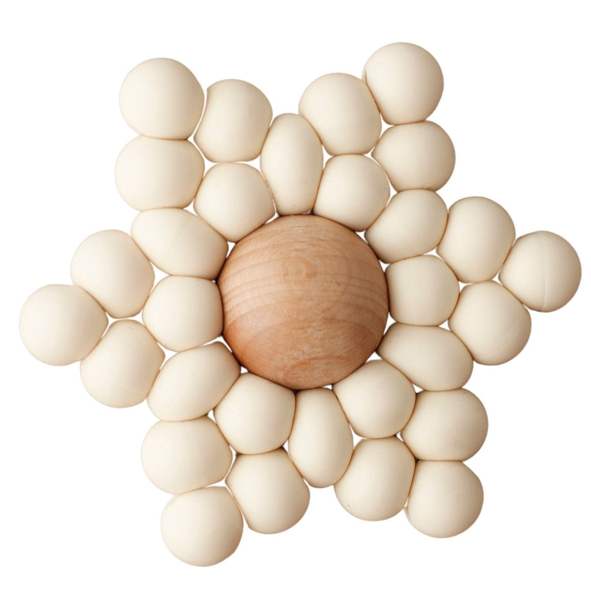 Star Teether - Cream - HoneyBug