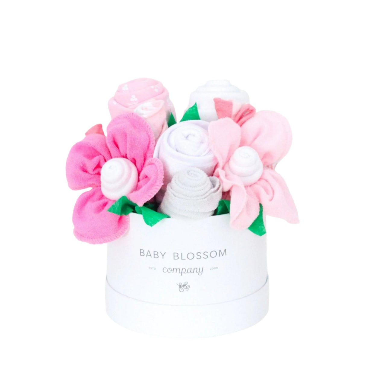 Pink Hatbox Bouquet - Petite - HoneyBug