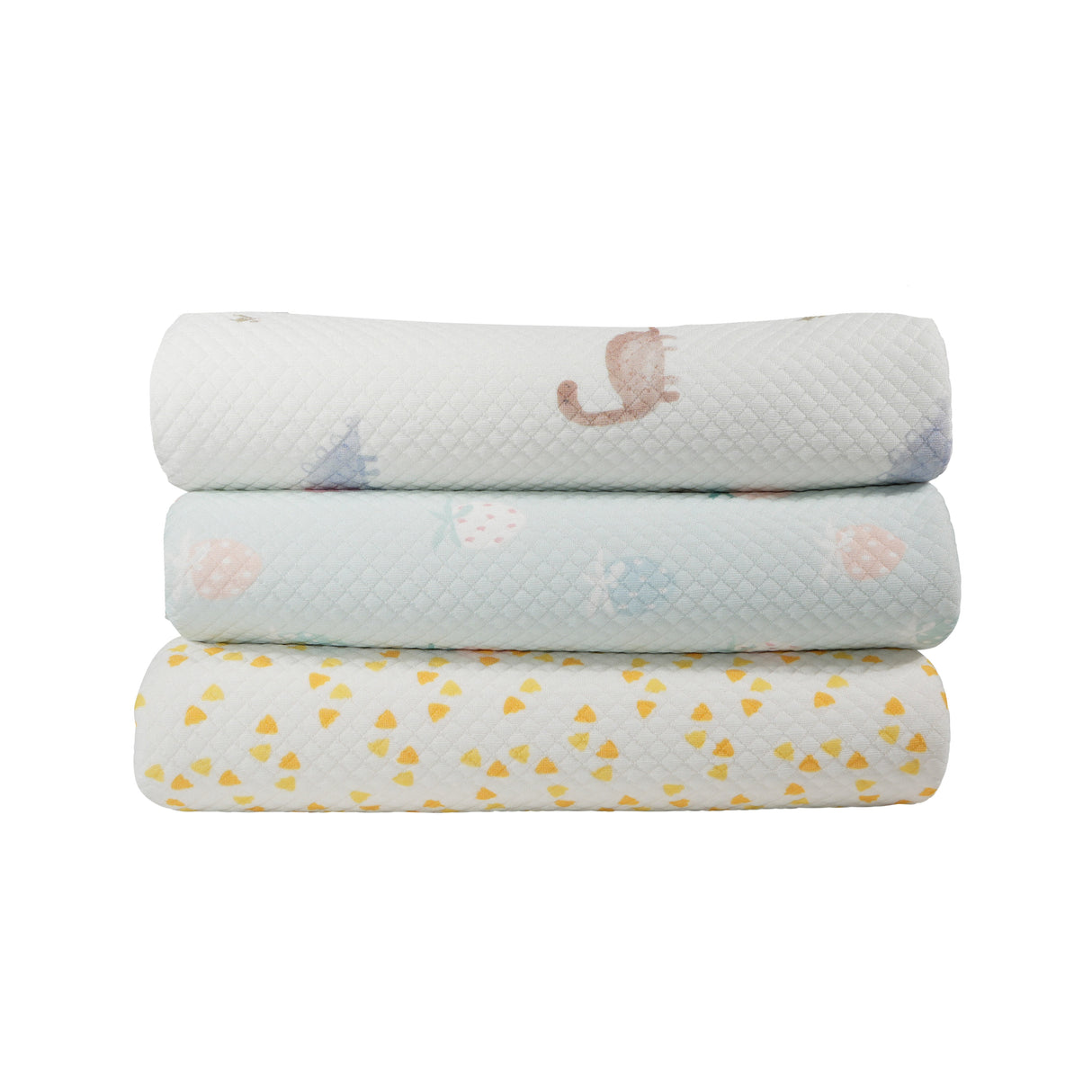 Dinosaur Pattern Printed Knit Blanket - HoneyBug