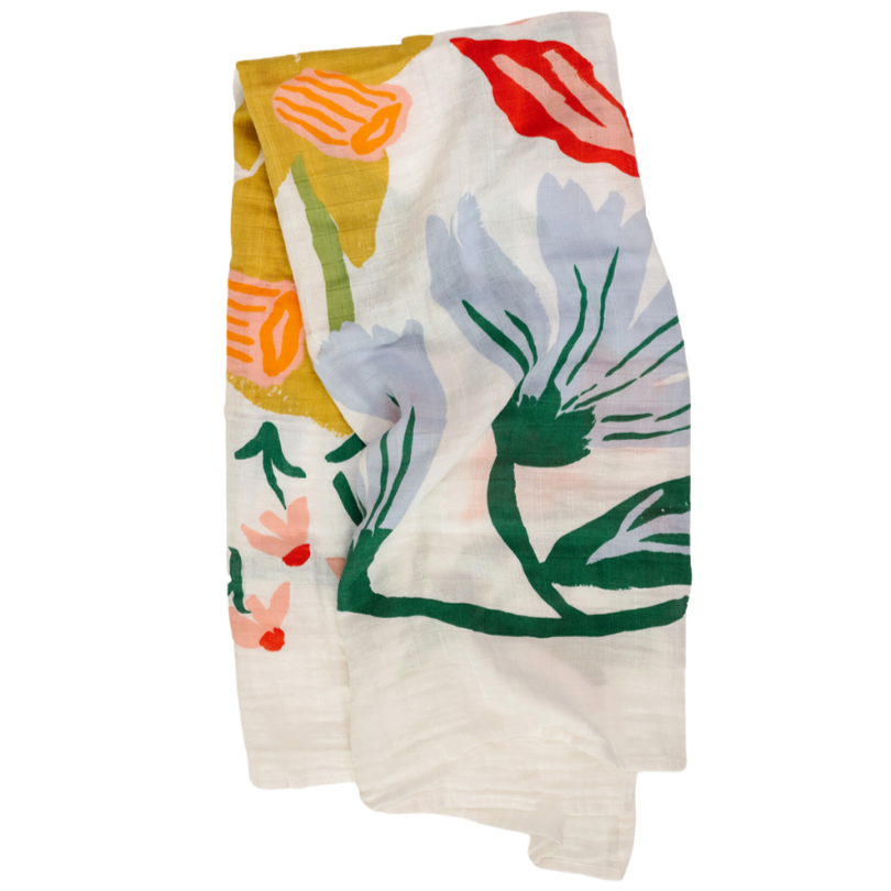 Cottage Garden Swaddle - HoneyBug