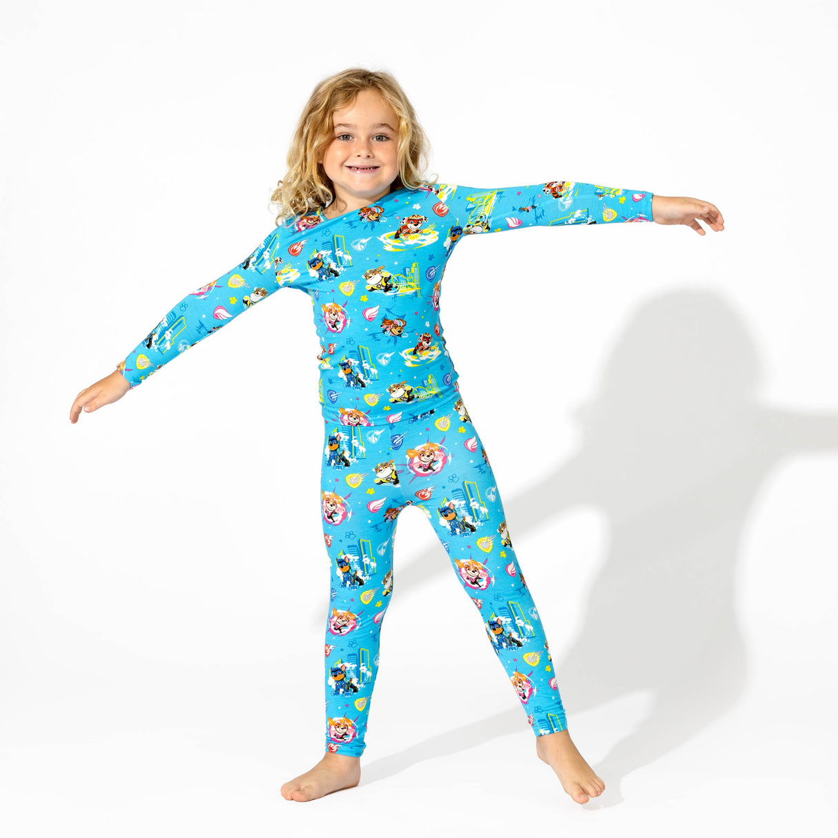 PAW Patrol: The Mighty Movie - Mighty Pups Bamboo Kids Pajamas - HoneyBug