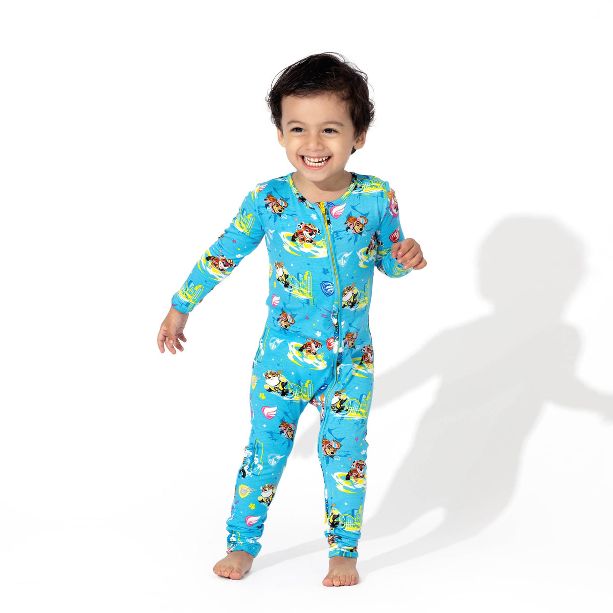 PAW Patrol: The Mighty Movie - Mighty Pups Bamboo Convertible Footie - HoneyBug