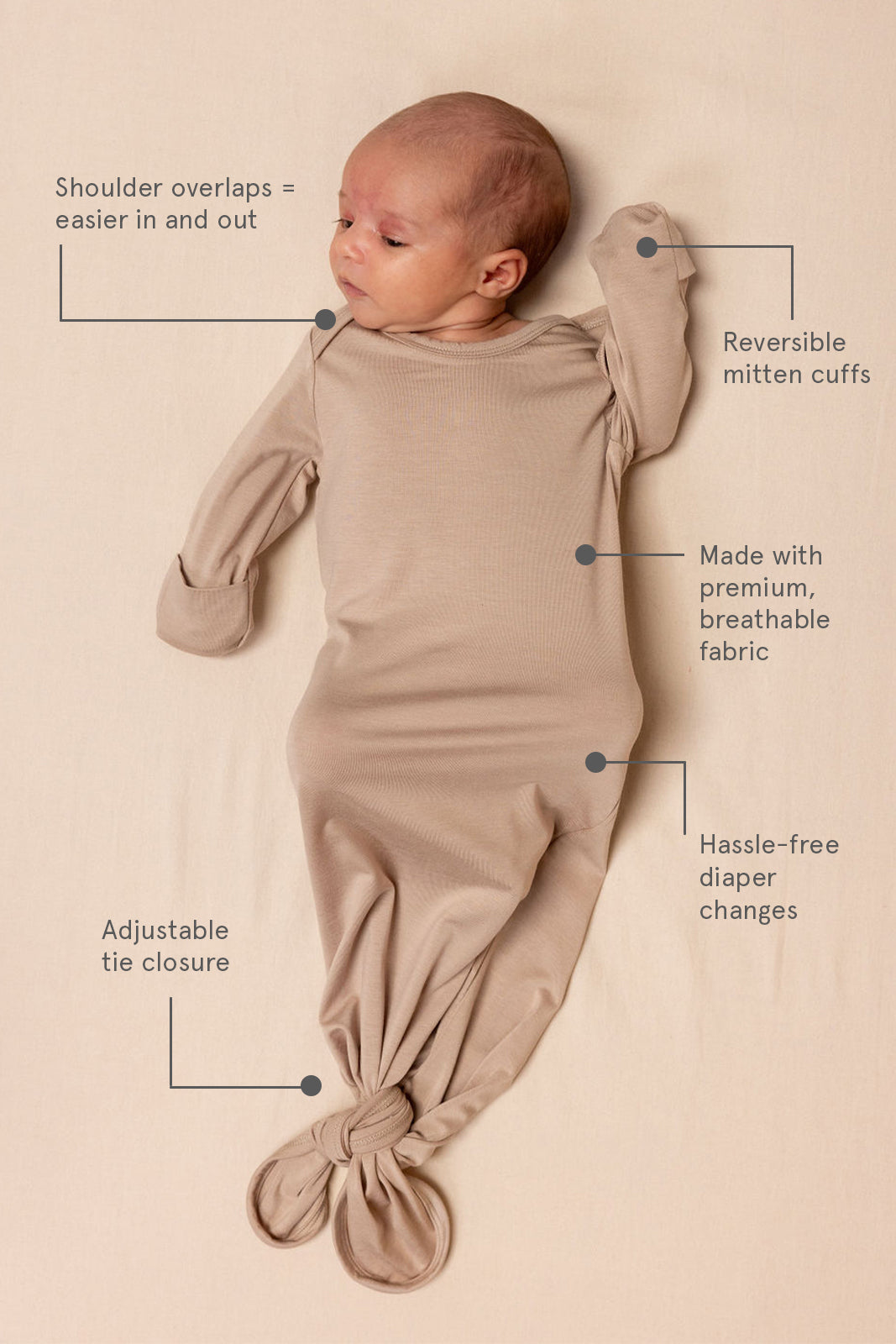 Dove - CloudBlend™ Sleep Gown - HoneyBug