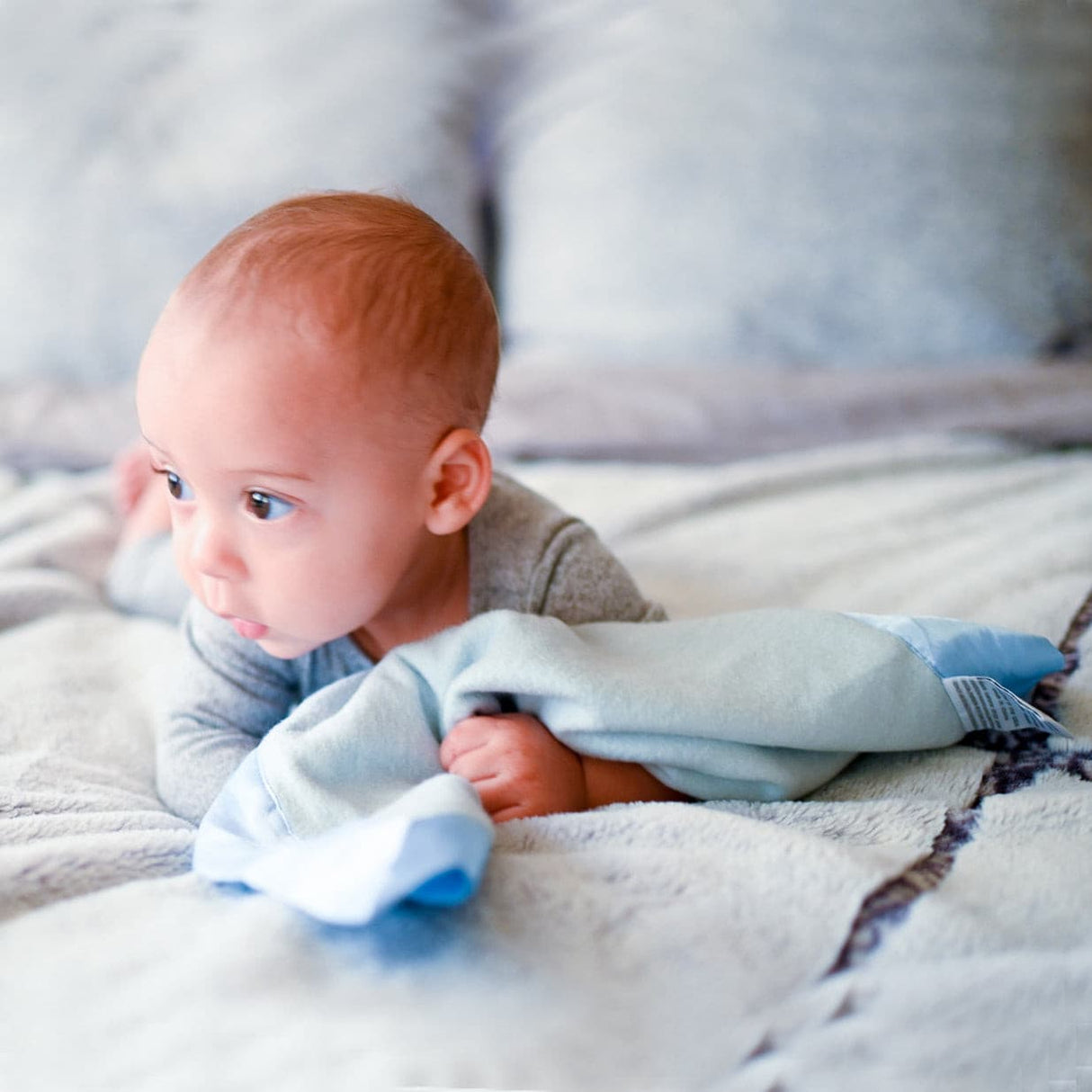 Blue Security Blanket - HoneyBug