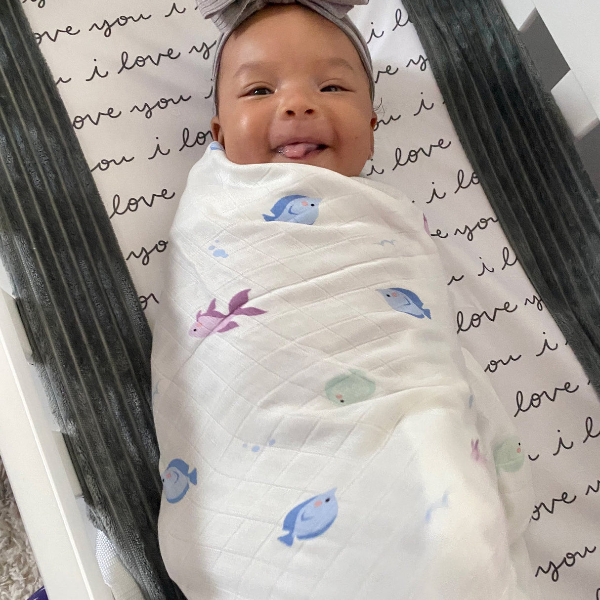 Fish Swaddle - HoneyBug