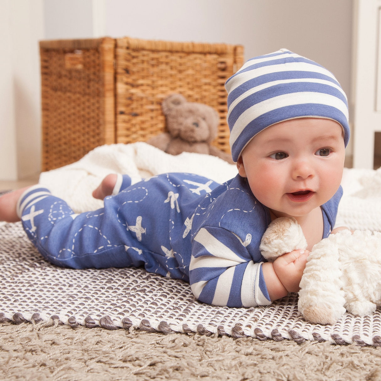 Airplane Romper - HoneyBug