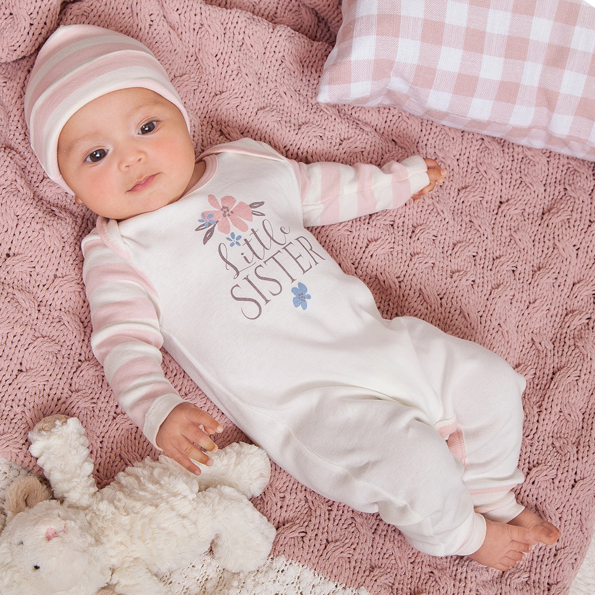 Little Sister Bamboo Romper - HoneyBug