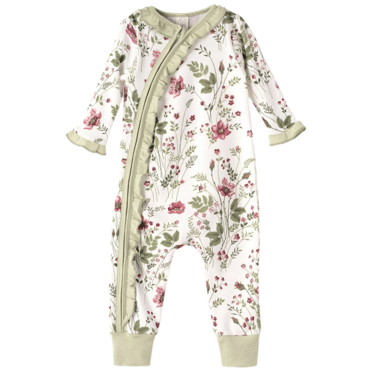 Pretty Petals Bamboo Zipper - HoneyBug
