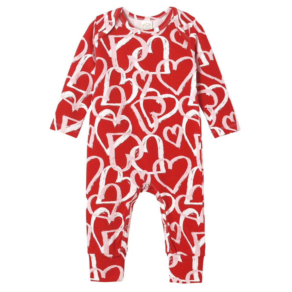 Happy Hearts Bamboo Romper