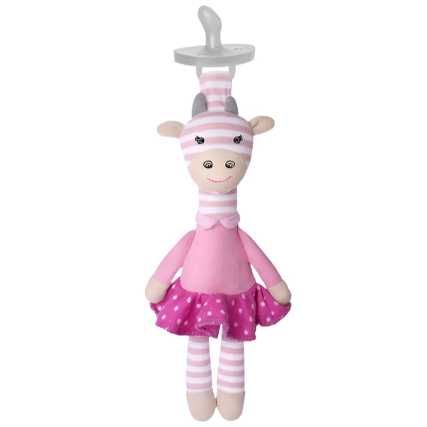 Georgia Giraffe - Pacifier Buddy - HoneyBug