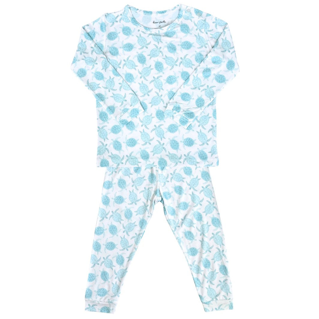 Toddler Pajama Set - Turtley Awesome - HoneyBug
