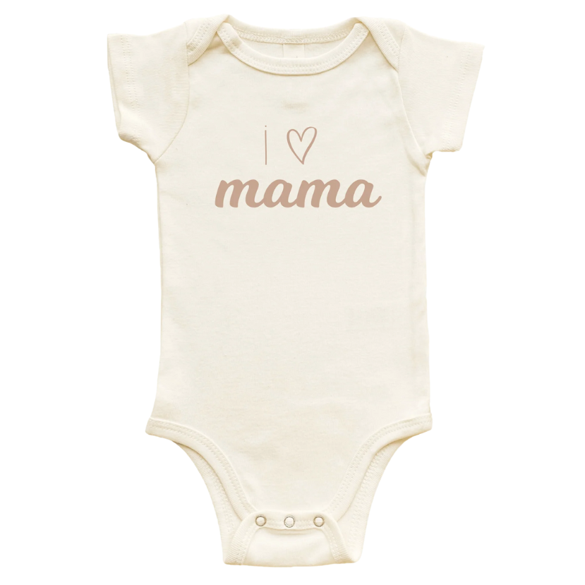 I Love Mama Organic Baby Bodysuit