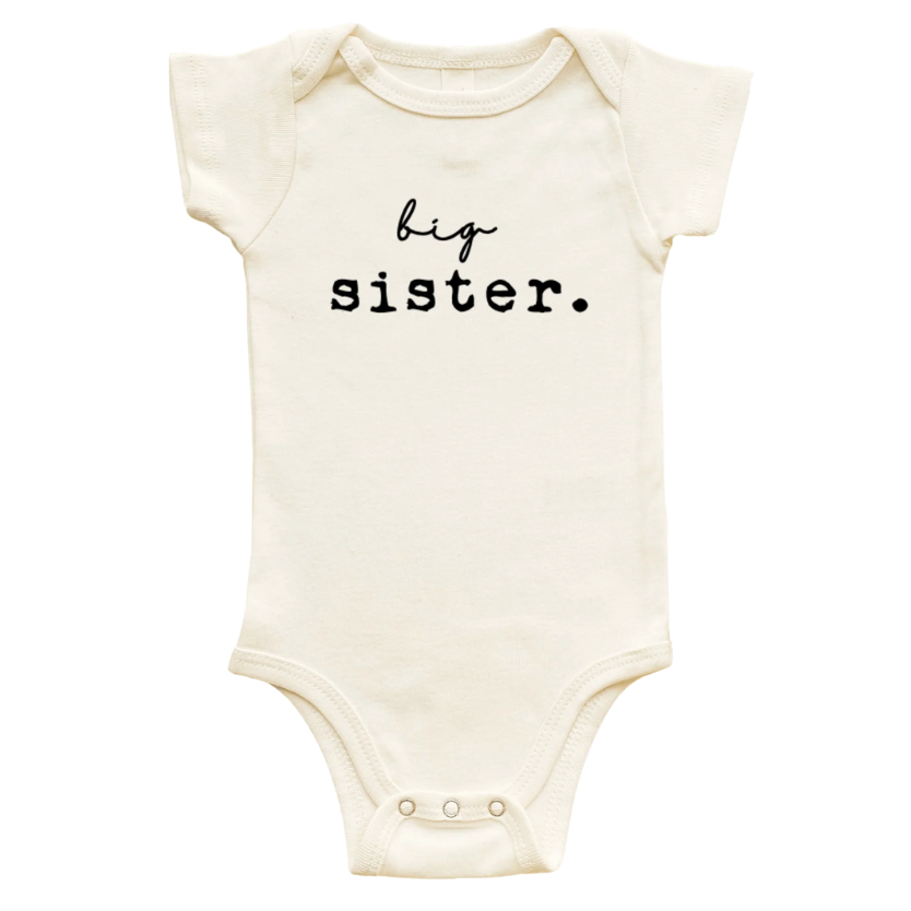 Big Sister Organic Baby Bodysuit