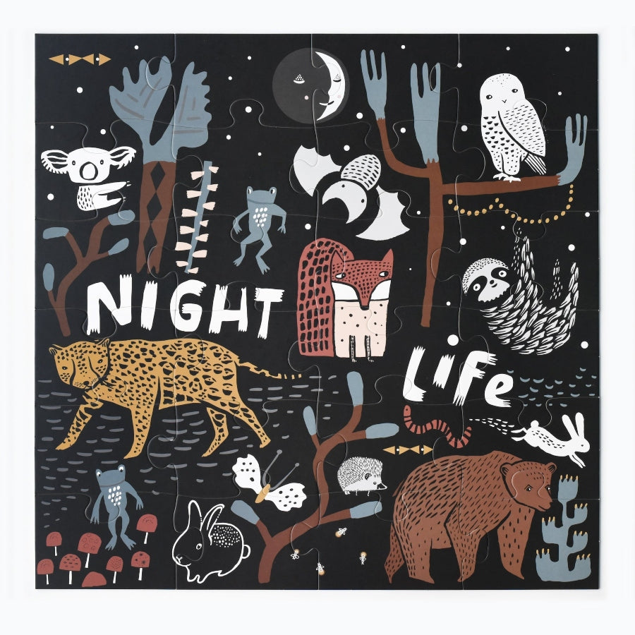 Night Life Floor Puzzle - HoneyBug