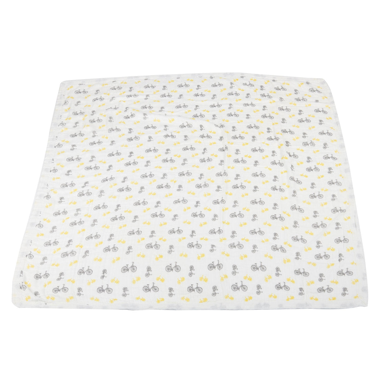 Vintage Bicycle and Northern Star Bamboo Muslin Newcastle Blanket - HoneyBug