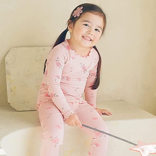 Sleep and Play Pajama Set - Romantic Rose - HoneyBug