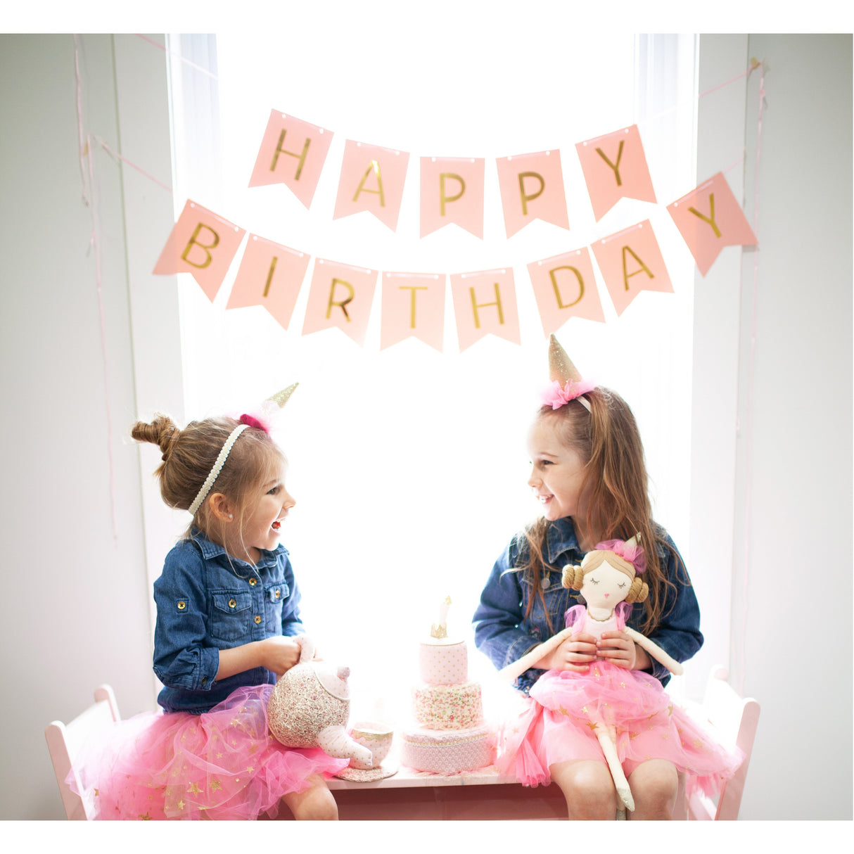 Tutu Skirt And Party Hat Dress Up Set - HoneyBug