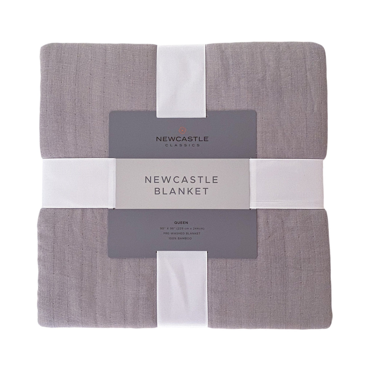 Newcastle Grey Oversized Queen Bamboo Bed Blanket - HoneyBug